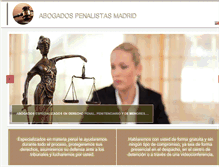 Tablet Screenshot of abogadospenalistasmadrid.info